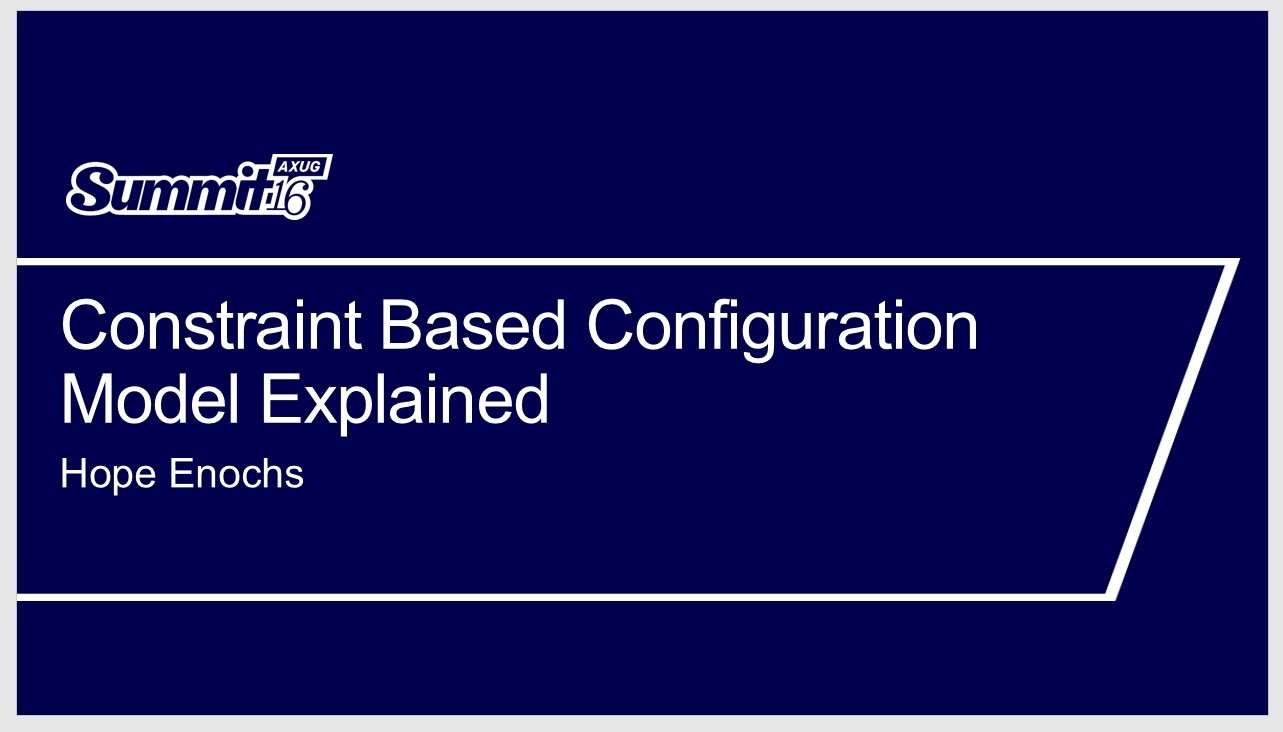 Dynamics AX feature Constraint Based Configuration even does translations Dynamics AX feature Constraint Based Configuration even does translations