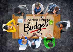 Deferrals and budgeting picture 