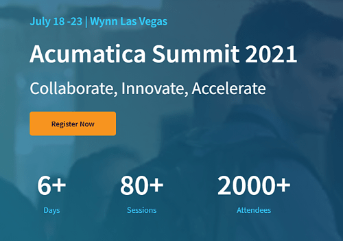 Acumatica Summit 2021 Acumatica Summit 2021