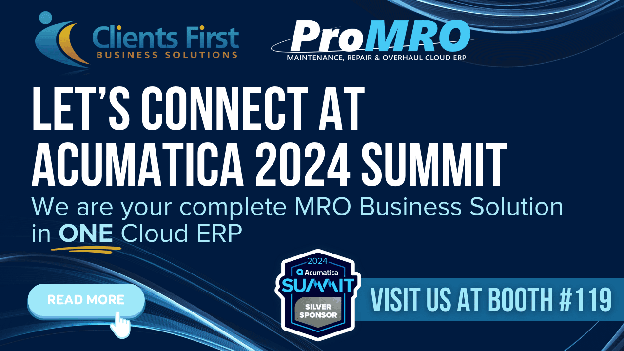 ProMRO Integrated MRO Software Exhibits at Acumatica Summit 2024