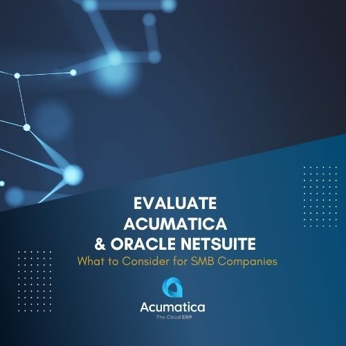 NetSuite vs Acumatica: Usability