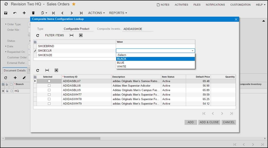 Acumatica Webinar: Product Configurator