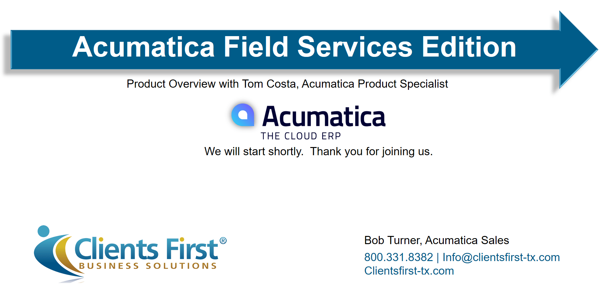 Acumatica Field Services