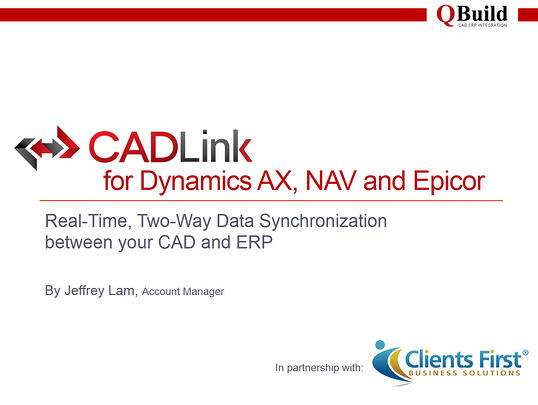 Dynamics ERP & CAD Integration
