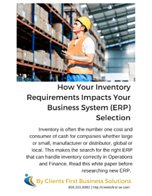 Selecting Inventory Control Software