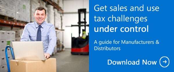 Sales Tax Manufacturers