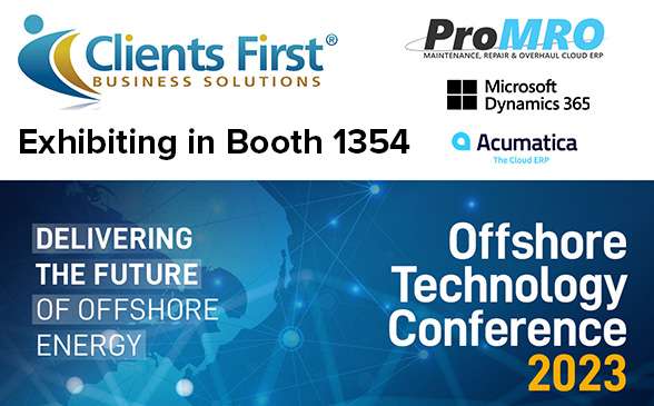 Clients First announces we are exhibiting at the Offshore Technology Conference 2023 